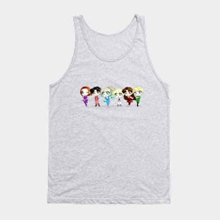 Chibi Feline Warriors Tank Top